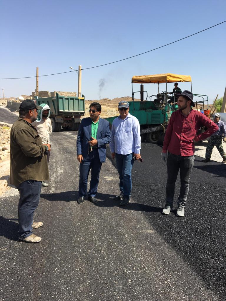 بهره برداری از عملیات زیرسازی و آسفالت۶ روستای مسجدسلیمان+تصاویر