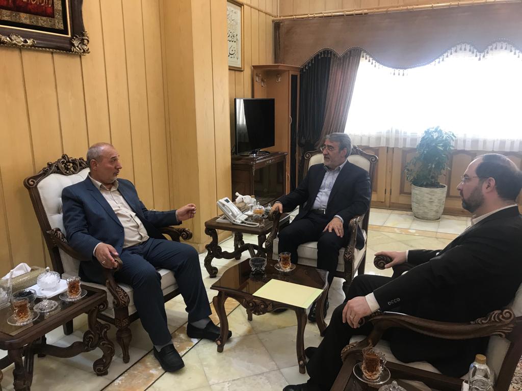 دیدار نماینده مسجدسلیمان باوزیر کشور