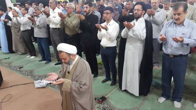 نماز عید سعید فطر در مسجدسلیمان اقامه شد
